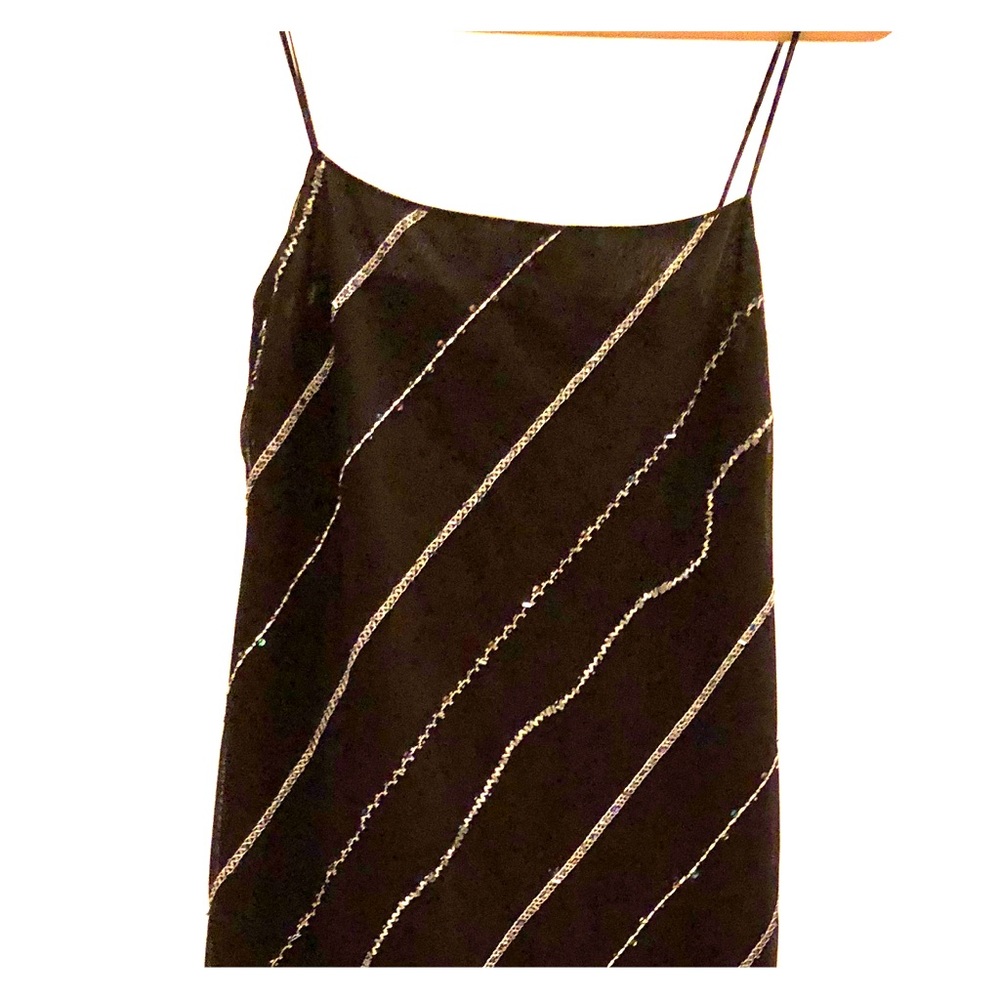 BCBG party dress -black with sequins